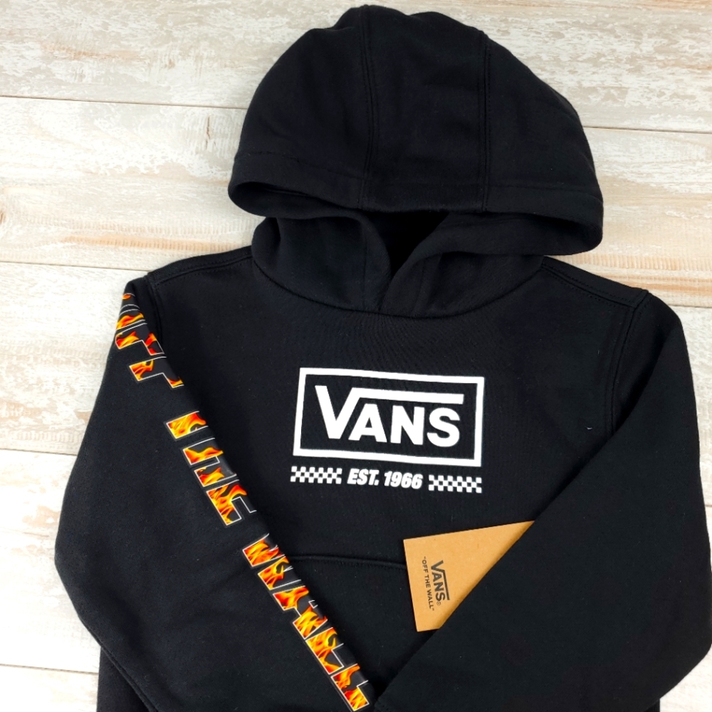 Vans Digi Flames Hoodie Little Kids